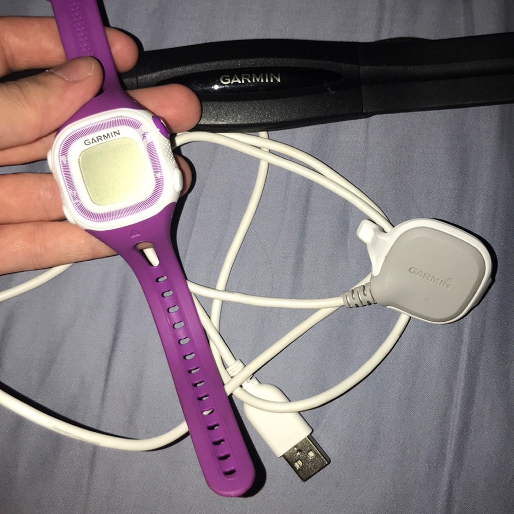 Garmin Forerunner 10 with HR monitor!